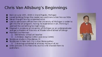 Chris Van Allsburg Author Study PPT