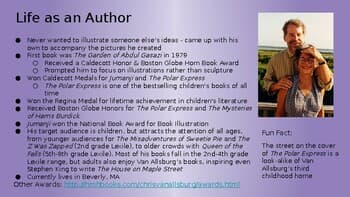 Chris Van Allsburg Author Study PPT