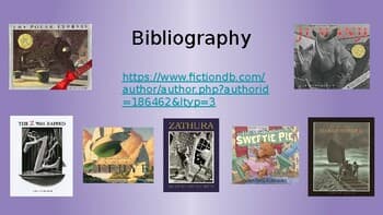 Chris Van Allsburg Author Study PPT